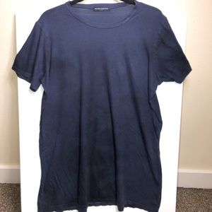 Brandy Melville Navy Blue Tie-dye T-Shirt Dress